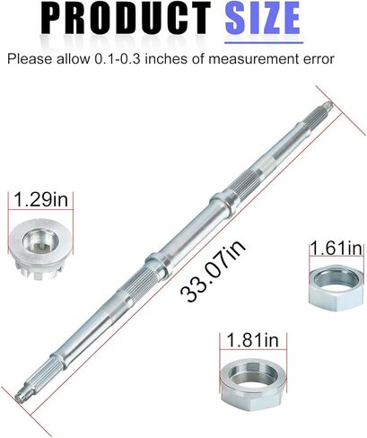 Rear Wheel Axle Shaft & Nut Kit for Honda Fourtax 300 2x4/4x4 TRX300 TRX300FW 1993-2000 42310-HC5-970 in Kuwait