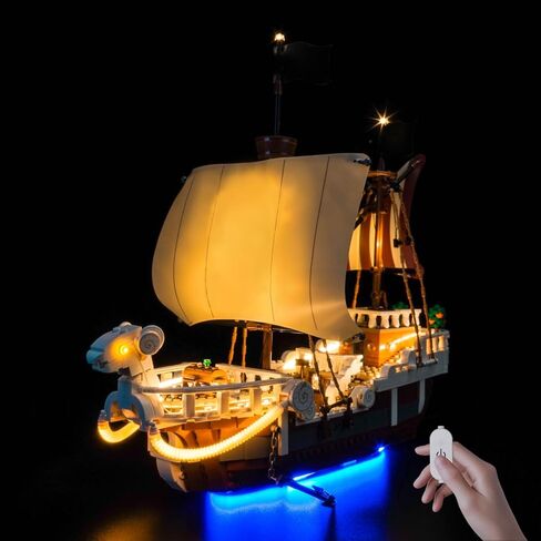 Upgraded Led Light Kit Compatible with Lego One Piece The Going Merry Pirate Ship Building Set, Touch Version Compatible with Lego 75639 (Model Not Included) in Saudi Arabia