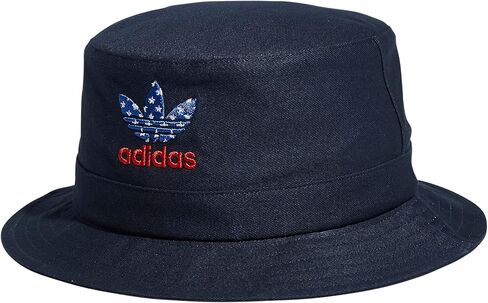 adidas Originals Unisex Originals Bucket, AOP Camo Olive Cargo/White, One Size in Kuwait
