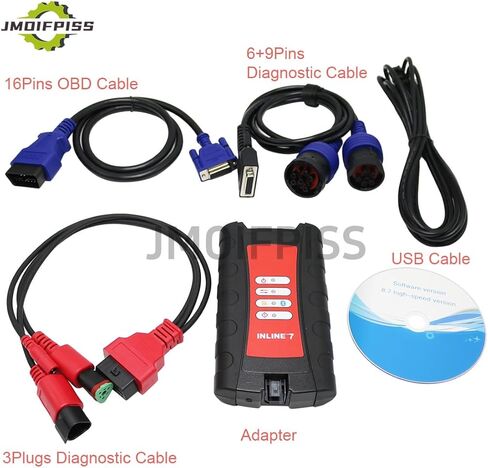lnline 7 Data Link Adapter Truck Heavy Duty Diagnostic Tool 5572620 5299899 with Insite 9.0 Software in Saudi Arabia