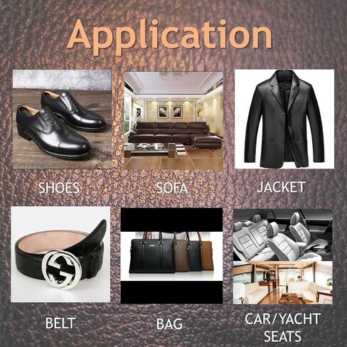 طقم إصلاح الجلد والفينيل 21 قطعة | إصلاح التمزقات والثقوب والخدوش والتقشير على الأثاث ومقاعد السيارات والسترات | تطبيق سريع، ألوان قابلة للمزج، جميع أنواع الجلود in Kuwait