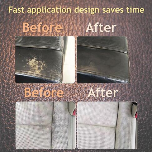 طقم إصلاح الجلد والفينيل 21 قطعة | إصلاح التمزقات والثقوب والخدوش والتقشير على الأثاث ومقاعد السيارات والسترات | تطبيق سريع، ألوان قابلة للمزج، جميع أنواع الجلود in Kuwait