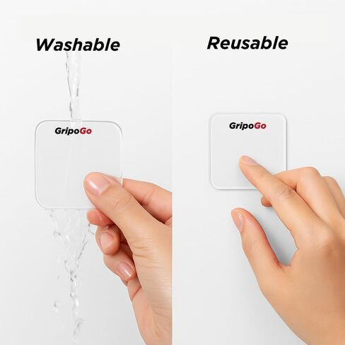 Nano Adhesive Stickers (100pcs) - Heavy-Duty Double-Sided Clear Gel Mounting Pads - Washable, Reusable & Traceless Sticky Squares & Circles for Multi-Surface Use, Rug Grip, Wall & DIY Projects in Saudi Arabia