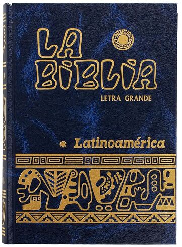 Biblia Catolica Latinoamericana Letra Grande Edicion Cartone, Easy Study Notes, The Beautiful Latin American Catholic Bible (Spanish Edition)(Letra Grande) (Assorted Color) in Saudi Arabia