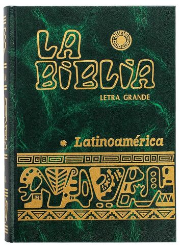 Biblia Catolica Latinoamericana Letra Grande Edicion Cartone, Easy Study Notes, The Beautiful Latin American Catholic Bible (Spanish Edition)(Letra Grande) (Assorted Color) in Saudi Arabia