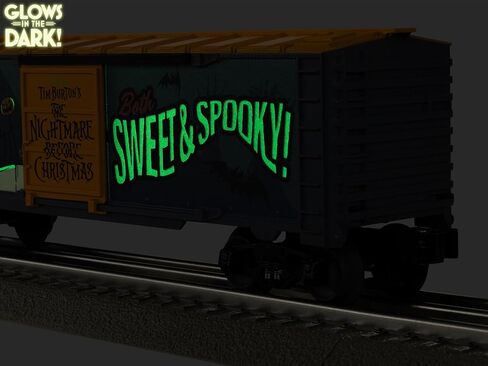 Lionel Disney The Nightmare Before Christmas Glow in The Dark Halloween O Gauge Model Train Boxcar in Saudi Arabia