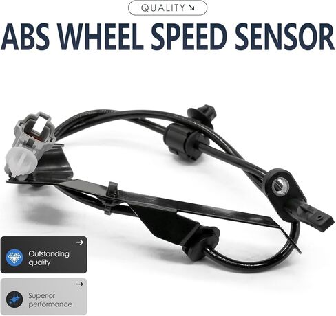 2PCS Rear Left and Right Abs Wheel Speed Sensor Compatible with Subaru Legacy 27540AJ02A 27540AJ03A Includes ABS Wheel Speed Sensor Wire Harness; 10 11 12 13 14 2010 2011 2012 2013 2014 in Saudi Arabia