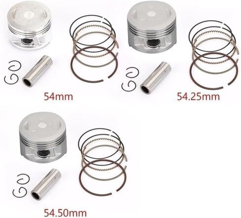 مجموعة مشبك دبوس حلقة المكبس مناسبة لـ TTR125 TTR125L TTR125E TTR125LE 2000-2007 5VL-E1631-00-00 5HP-11638-00-00(54 مللي متر) in Saudi Arabia