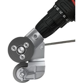 Electric Drill Plate Cutter, Sheet Metal Cutter Attachment with Adapter, DIY Metal Shear Drills Attachment, Drill Cut Pro Metal Cutting Adapter for Precise Cutting Iron, Copper, Aluminum, Steel