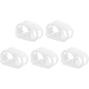 uxcell Plastic Tubing Clamps, 5pcs 3/16"-5/16" Tube OD Adjustable Tube Clamp Laboratory Pinch Valve Flow Control Hose Clamp