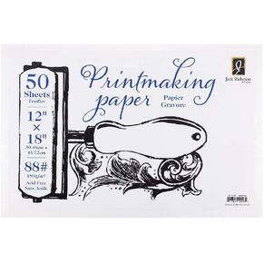 Richeson Printmaking Paper, 88# 12x18 inches, 50 Sheets (100759)