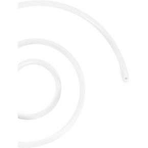 PTFE Bowden Tube for 1.75mm Filament, 2.0mm ID X 4.0mm OD Teflon Tubing, 3D Printer Filament Tube 2x4 (White 2.0x4.0mm 2.0 Meters)