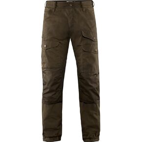 Fjällräven Vidda Pro Ventilated Trousers for Men – Cargo Pockets – Waistband with Loops – Bottom Cuffs Dark Olive 50 (US Mens 33-34) R