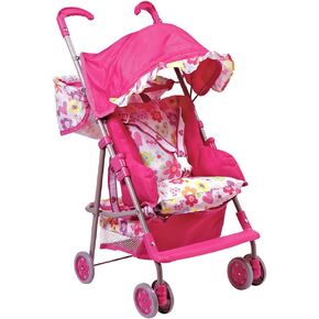 Adora 3-in-1 Baby Doll Stroller Premium Quality Doll Accessories Convertible to Baby Doll Car Seat or Back Pack Carrier Birthday Gift for Ages 3+