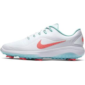Nike React Vapor 2 Golf Shoe White/HOT Punch-Aurora Green