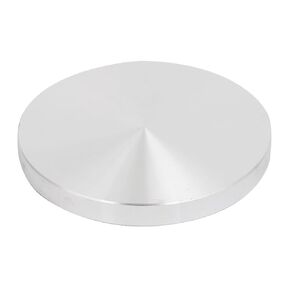 uxcell 100mm Diameter 10mm Thickness M10 Thread Aluminum Disc Hardware for Glass Table