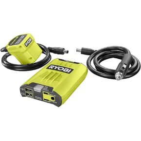 RYOBI ONE+ 18V 120-Watt 12V عاكس طاقة للسيارات مع منافذ USB مزدوجة RYI120A in Saudi Arabia