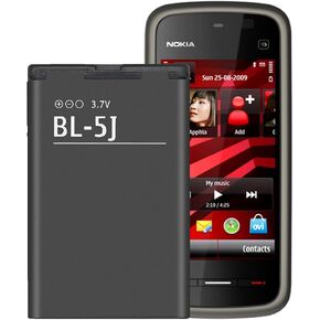 HamnaKhu [1500mAh] BL-5J Replacement Battery Compatible with Nokia N900 5230 Lumia 520 521 525 Battery
