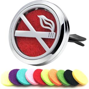 30mm Car Diffuser Vent Clip Aromatherapy Car Essential Oil Diffuser Vent Clips Car Air Fresheners Scents Diffuser Vent Clip (Christian Cross Fish)