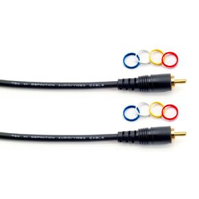 Mogami Pure Patch RR-20 Professional Audio/Video Cable, Mono RCA Male Plugs, Gold Contacts, Straight Connectors, 20 Foot