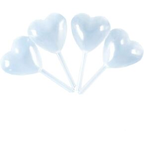 100 قطعة 4 مل على شكل قلب قطارة بلاستيكية للاستعمال مرة واحدة، ماصات قطارة نقل الزيوت العطرية السائلة، ماصات نقل ضغط بلاستيكية للكب كيك، مصاصات الآيس كريم in Kuwait