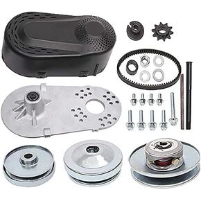 MOOSUN 30 سلسلة 6.5 HP Go Kart Mini Bike عزم الدوران محول مخلب سائق بكرة استبدال Comet Manco 212CC 3/4" تتحمل 10T #40/41/420 الصين (مجموعة محول عزم الدوران كاملة 3/4")
