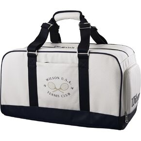 WILSON 1914 Heritage Tennis Racket Bags - Cream/Dark Navy