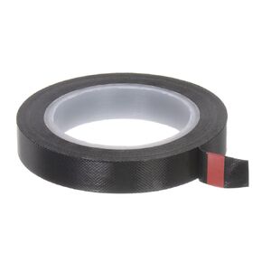 لفة شريط PTFE من القماش HARFINGTON، شريط لاصق PTFE بدرجة حرارة عالية 0.4 بوصة × 33 قدم، سمك 0.13 مم لسدادات الفراغ اليدوية، أسود