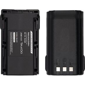 TAKOCI بطارية بديلة لجهاز Icom BP-232WP BP-230 BP-230N BP-231 IC-A14 IC-A14S IC-F14 IC-F14S IC-F15 IC-F16 IC-F16S IC-F24 IC-F24S IC-F25 IC-F25SR IC-F26 2500 مللي أمبير
