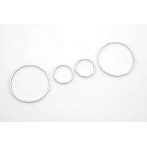 Hotsteelies الكروم عداد السرعة قياس الاتصال الدائري لوحة أداة حلقة مناسبة لسيارات BMW E39 M5 M 5 Series E38 E53 X 5