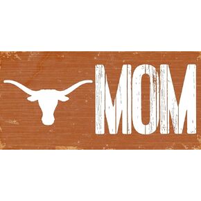 Fan Creations NCAA Mom Wood Sign, Texas Longhorns
