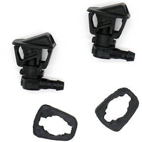 2 Windshield Washer Nozzle Kit fit for 2013 2014 2015 2016 2017 Jeep Wrangler, Replacement for 68164356AB