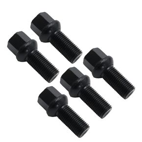 MDEOOSKY 5 Pcs Wheel Lug Bolt Front or Rear Side Replacement for Volkswagen Jetta Passat CC Golf Tiguan Beetle Replacement for Audi A3 A4 A5 A6 A7 Quattro A8, 8D0601139D WHT002437