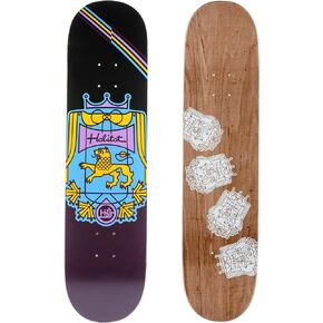 Habitat Skateboards Skateboard Deck Coat of Arms Purple 8.0"