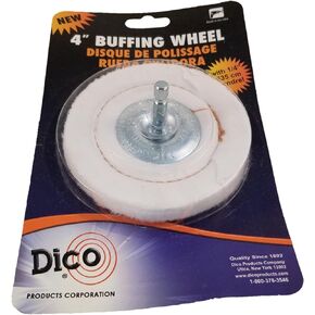 Dico 527-60-4M Mandrel Mounted 4-Inch Flannel with 1/4-Inch Mandrel