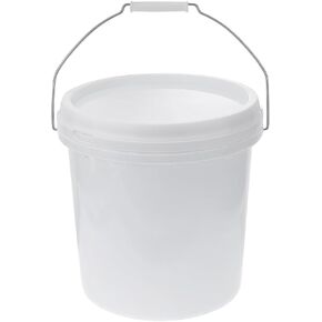 Baluue 1.5 Gallon Plastic Bucket with Lid, Food Grade Bucket BPA-Free Durable Heavy Duty Pail Container Multipurpose for Kitchen Farm Industrial DIY Container Supply