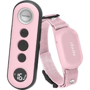 PATPET Dog Training Collar with Remote - Electric Dog Shock Collar for Small Medium Large Dogs - 3 Adjustable Safe Modes, Rechargeable Waterproof E Collar for Dogs (8-120 lbs)