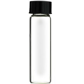 144-PACK 2 Dram 8 ml Clear Glass Vials with Coned Screw Caps (Oils Perfume Gold Prospecting Hobby Craft)