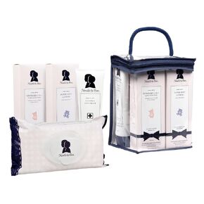 مجموعة هدايا Noodle & Boo Newborn Daily Essentials مكونة من 4 قطع | غسول للشعر والجسم 2 في 1 لحديثي الولادة (8 أونصة)، لوشن فائق النعومة للأطفال (8 أونصة)، مرهم نهائي لطفح الحفاضات (5 أونصة) ومناديل مبللة للتنظيف النهائي للأطفال (72) in Kuwait