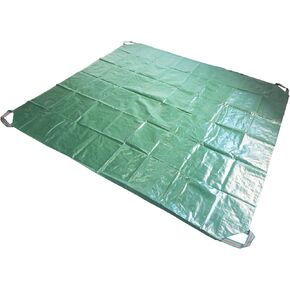 7x7Ft Waterproof Tarp Yard Garden Leaf Tarp with 4 Handles for Sandbox Cover,Outdoor Tarp,Leaf Hauler,Lawn Debris Tarp,Landscape Pruning Tarp,Tent Footprint,Camping Tarp,Patio FirePit Cover,Table Tarp