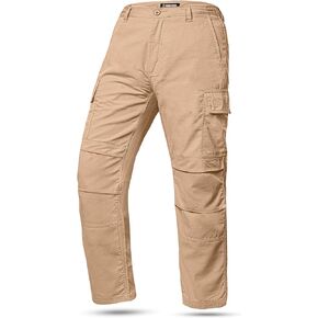 WICKED STOCK Ripstop Mens Cargo Pants - Durable Tactical Pants Stretch Waistband Multiple Pockets-Military Pants Outdoor Work