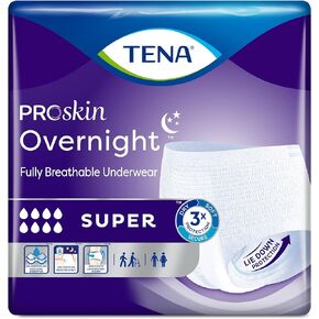 Tena Overnight Underwear Large Case of 56