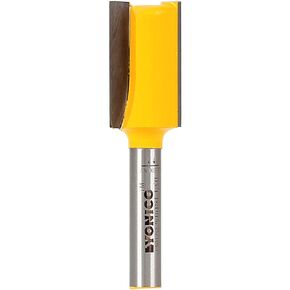 Yonico Straight Router Bits 9/16-Inch Diameter X 1-Inch Height 1/4-Inch Shank 14012q