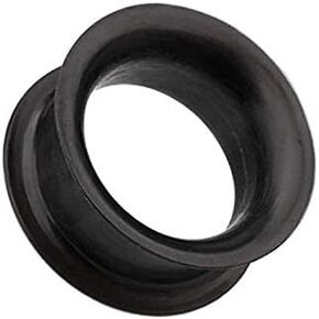 Covet Jewelry Ultra Thin Flexible Silicone Ear Skin Double Flared Tunnel Plug