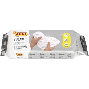 Jovi Air-Dry Modeling Clay; 8.8 oz. White, Non-staining, Perfect for Arts and Crafts Projects