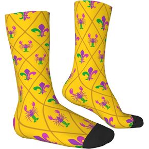 Gnhkmw Women Funny Casual Socks, Crazy Novelty Crew Dress Socks Valentine's Day St.Patrick's Day Easter Birthday(One Size)