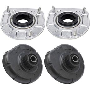 Bapmic Front Strut Mount & Spring Seat Bushing Kit Compatible with Volvo S60 S80 V70 XC70 XC90 30714968