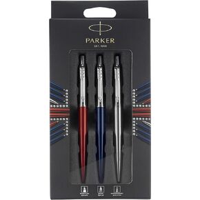 Parker Jotter London Ballpoint and Gel Pen Refill Discovery Pack: 3 Quinkflow Refills for Ballpoint Pens & 3 Quink Gel Refills