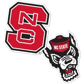 Desert Cactus North Carolina State University Sticker Wolfpack NC State NCSU Vinyl Decal Laptop Water Bottle Car Scrapbook (4 Inch Set V1)