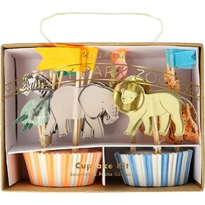 Meri Meri Safari Animals Cupcake Kit